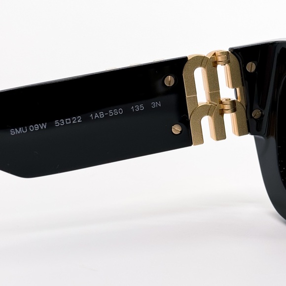 NEW MIU MIU MU 09WS 1AB5S0 BLACK SMU 09W 1AB5S0 WOMEN MU09WS 1AB5S0 SUNGLASSES main image 11